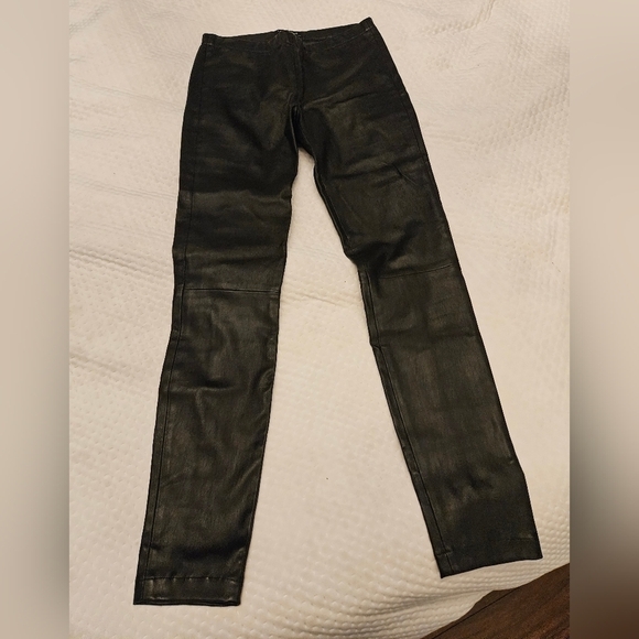 BNWOT Genuine leather pants - Picture 2 of 4